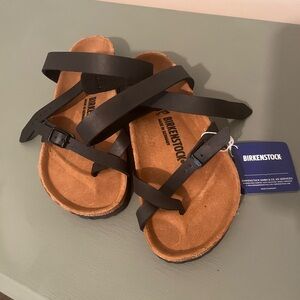 Birkenstock Black Yara Ankle Sandals
